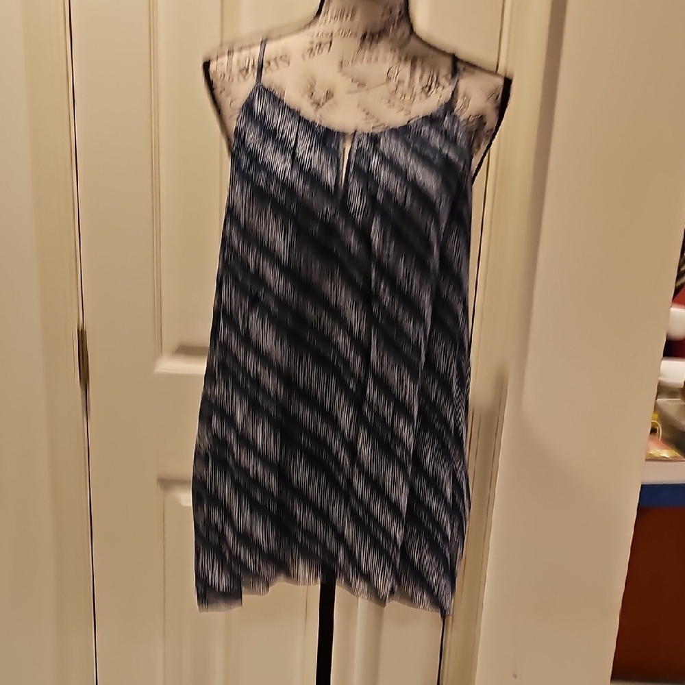 Lucky Brand Black and Gray Sleeveless Camisole